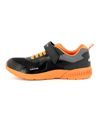 Sneakers Garcon GEOX SVETH J J166PA011CEC0038 Noir Black orange Taille 31 Couleur fournisseur Black orange