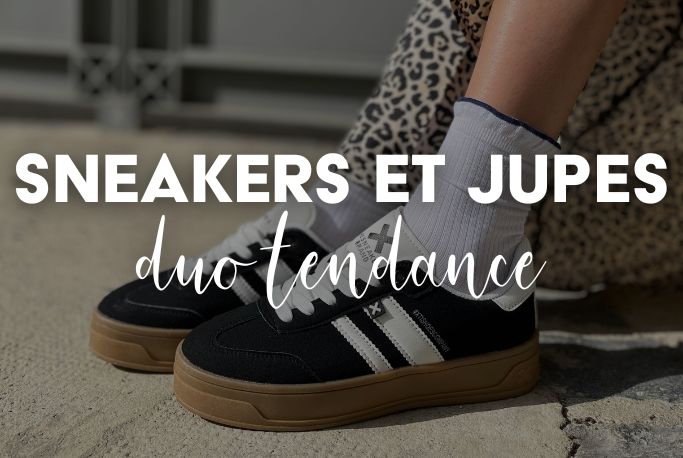 Sneakers et jupes : le duo tendance de l’hiver