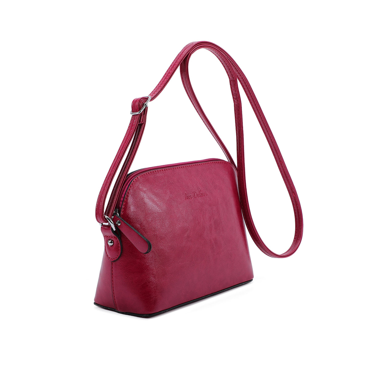 Sac bandoulière femme Ines Delaure 1682048 rose – vue 2