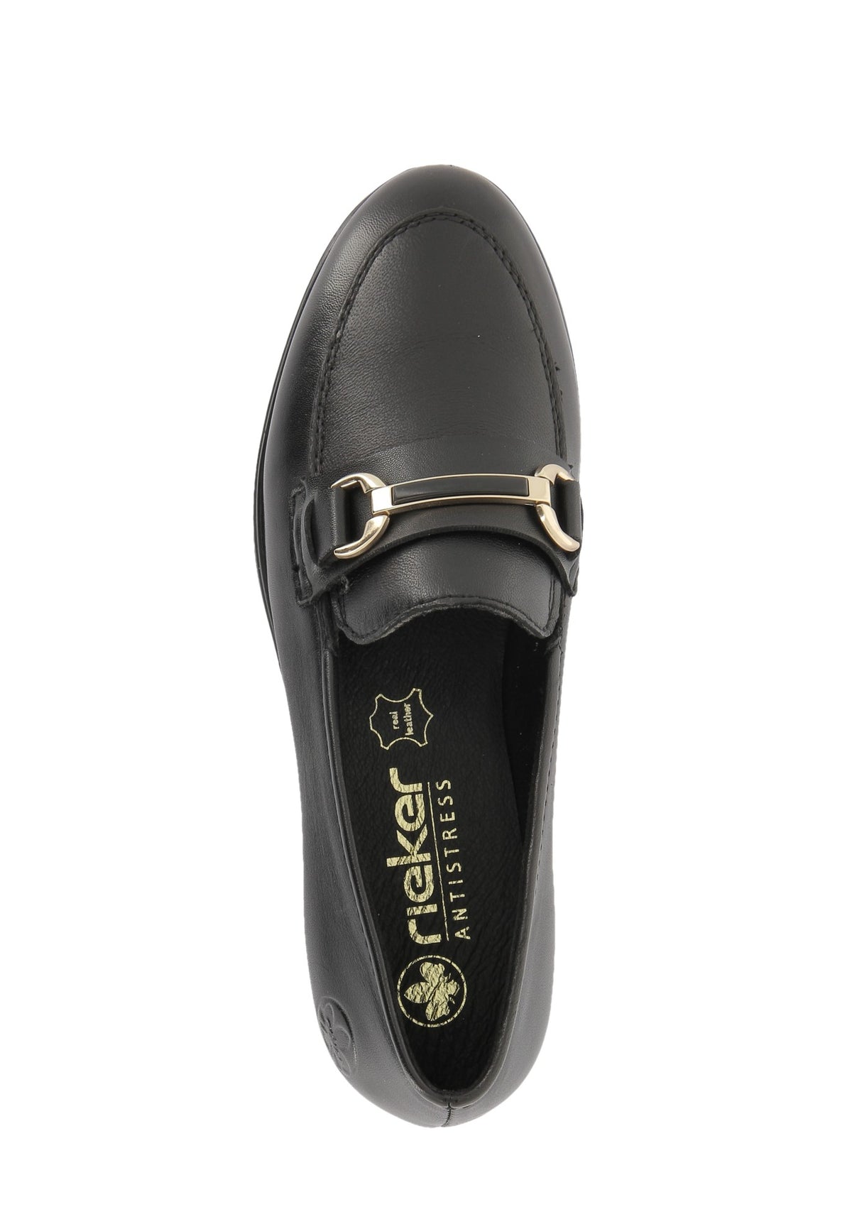 Mocassins bateaux femme Rieker 46262-01 noir – vue 5