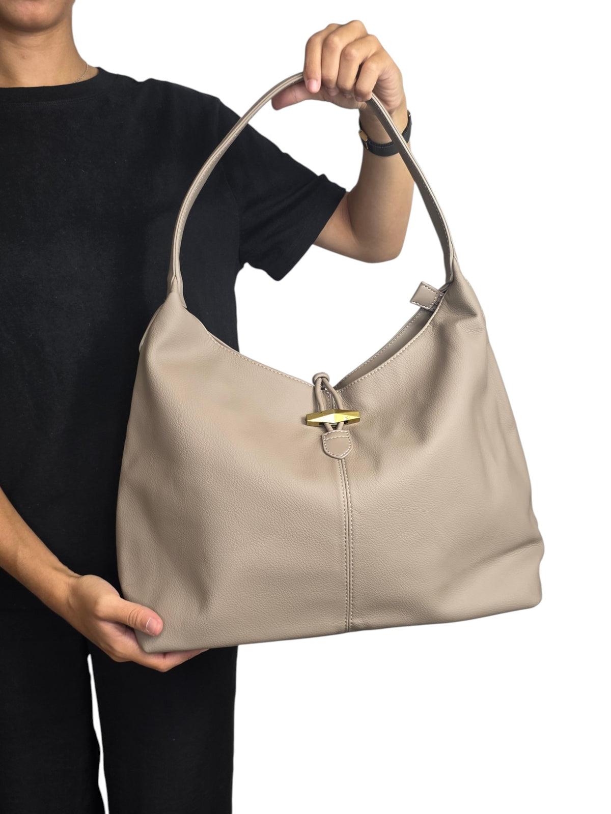Sac à main femme David Jones CM7712 taupe – vue 3