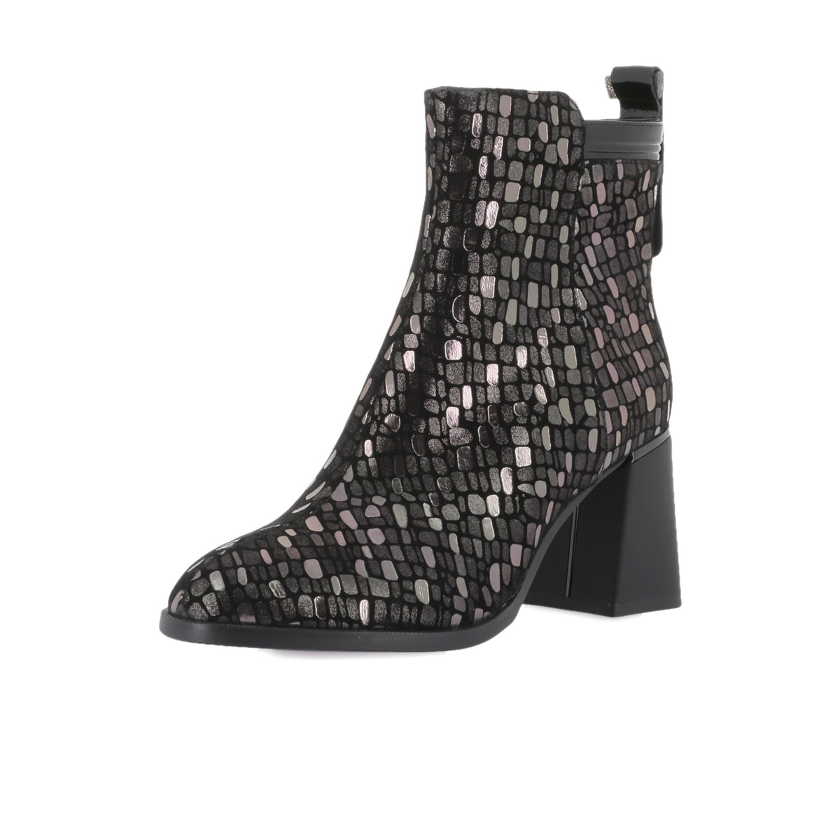 Bottines femme Maison Mansa Malpighia gris – vue 2