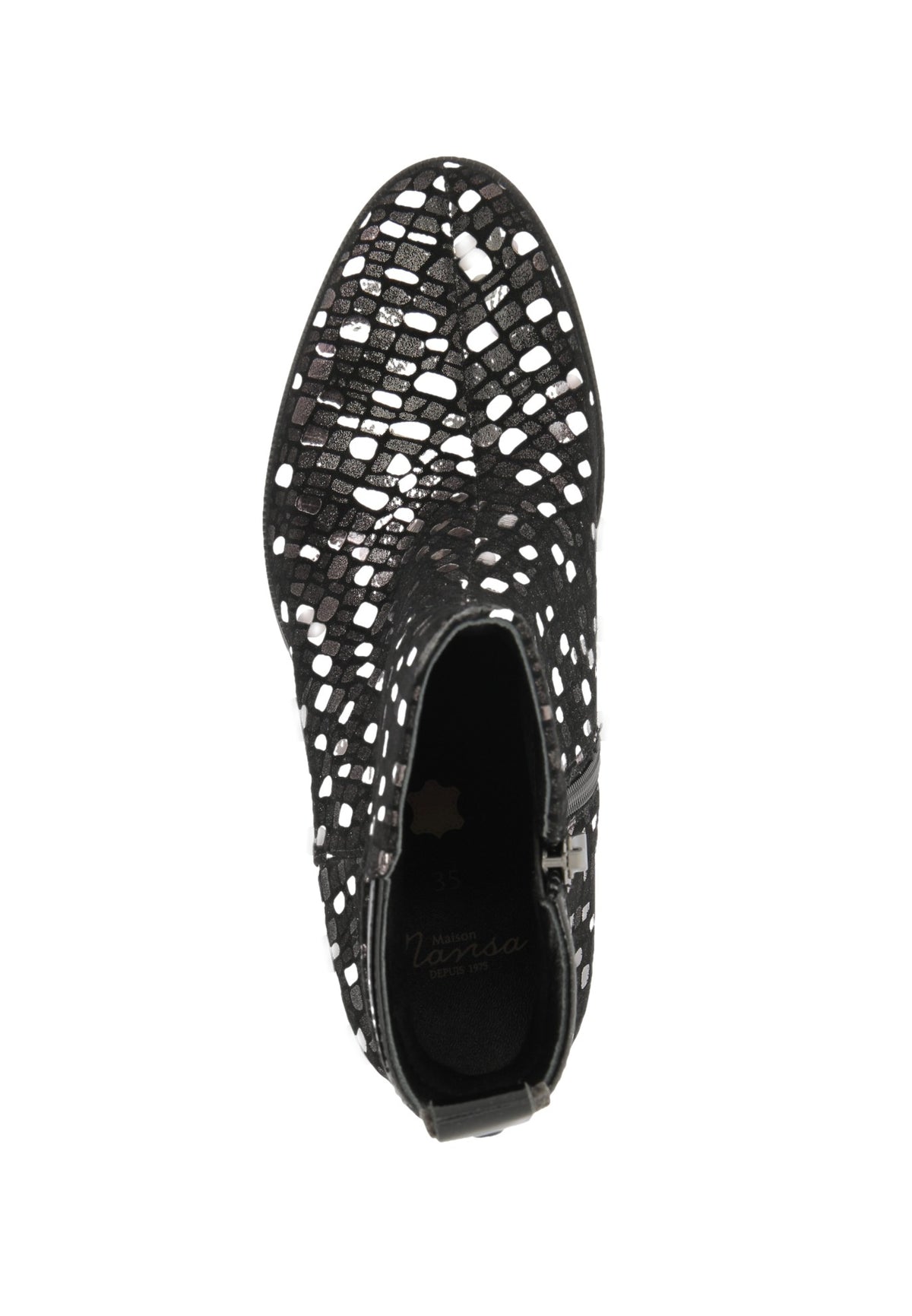 Bottines femme Maison Mansa Malpighia gris – vue 5