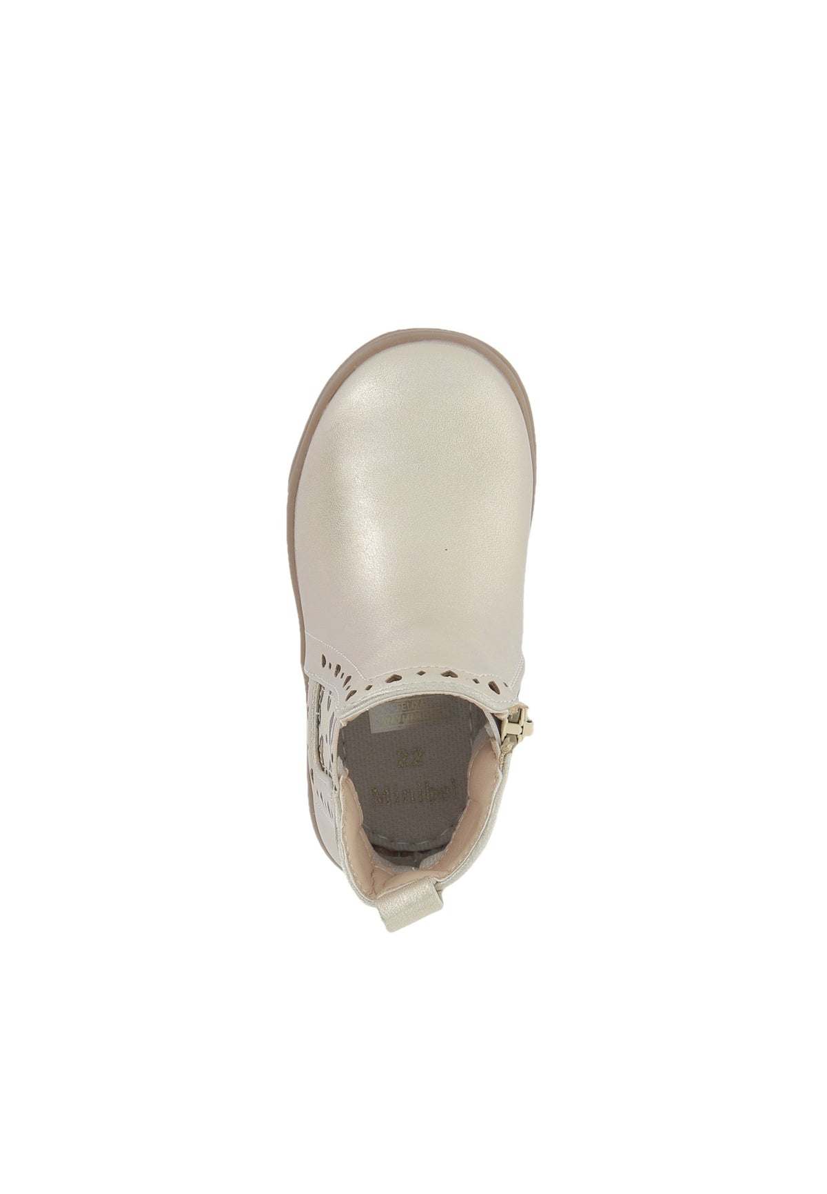 Bottines bébé Minibel Felixa or – vue 5