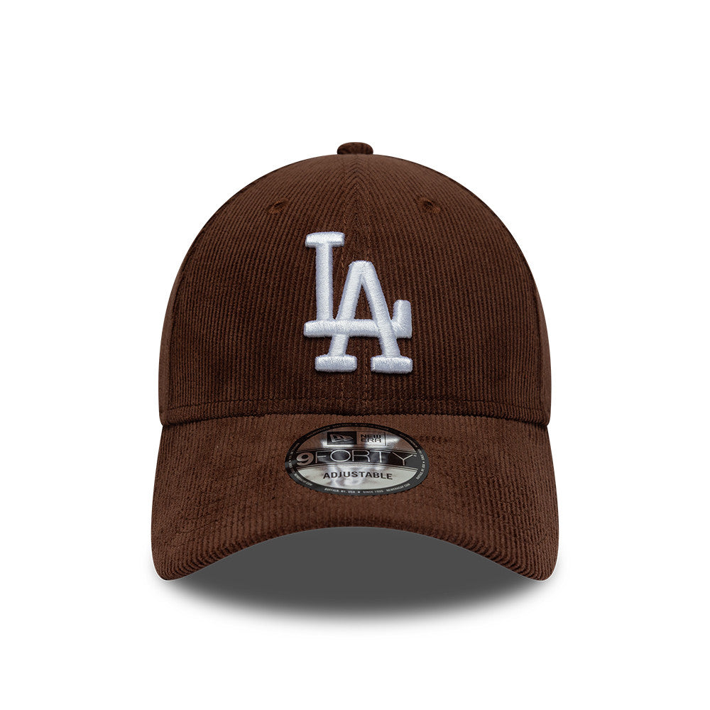 Casquette homme New Era 9FORTY Entry Cord MLB La Dodgers marron – vue 2