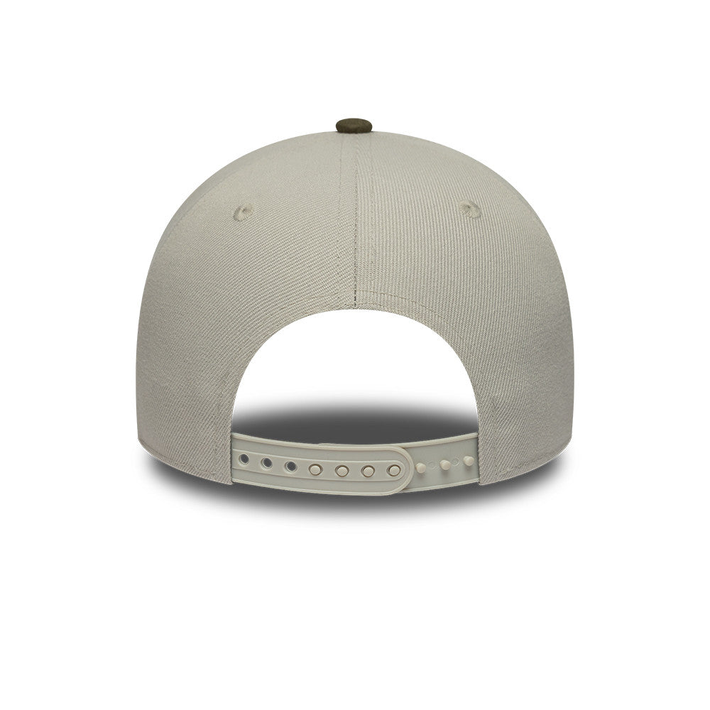 Casquette homme New Era E-Frame Suede Visor MLB La Dodgers kaki – vue 3