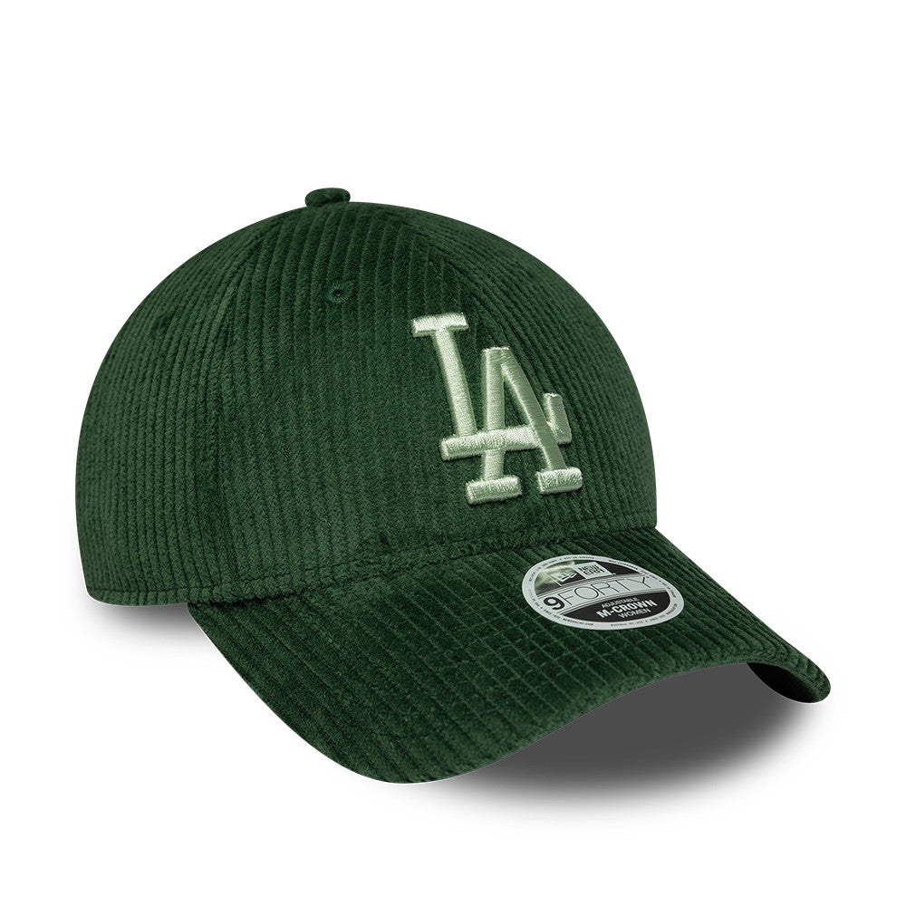 Casquette femme New Era 9FORTY M-Crown Chunky Cord MLB La Dodgers vert – vue 3