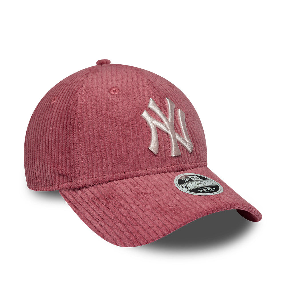 Casquette femme New Era 9FORTY M-Crown Chunky Cord MLB Ny Yankees rose – vue 3