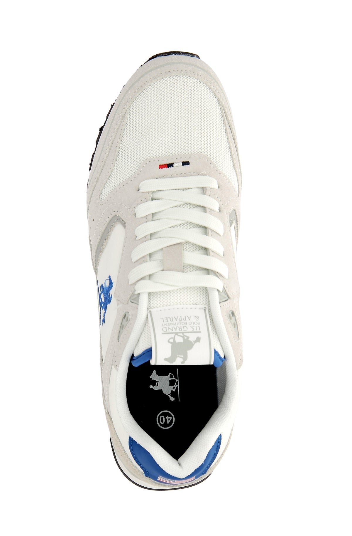 Baskets homme U.S. Grand Polo Usgp Jumpy blanc – vue 6