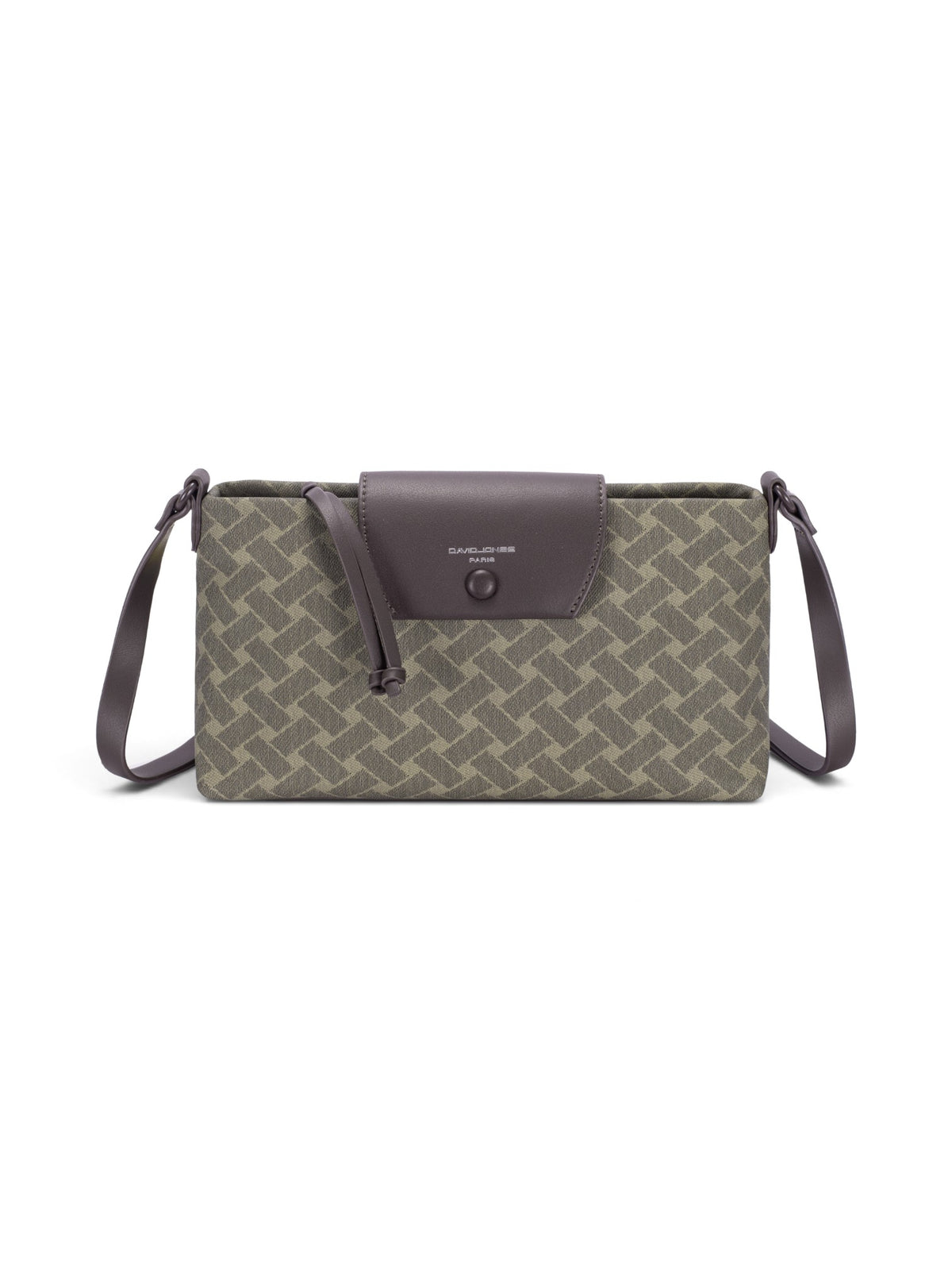 Sac bandoulière femme David Jones CM8686 gris – vue 1