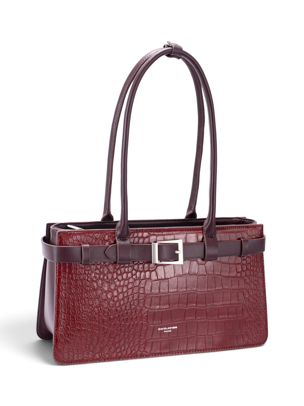 Sac une anse femme David Jones CM8604 bordeaux – vue 1