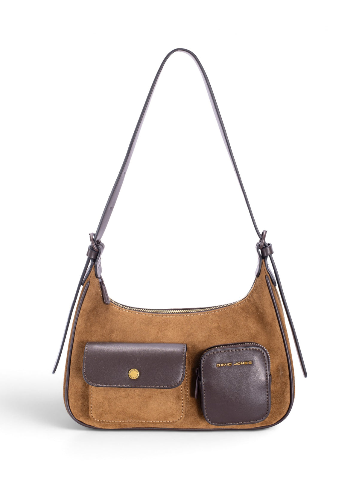 Sac une anse femme David Jones CM8657 camel – vue 2