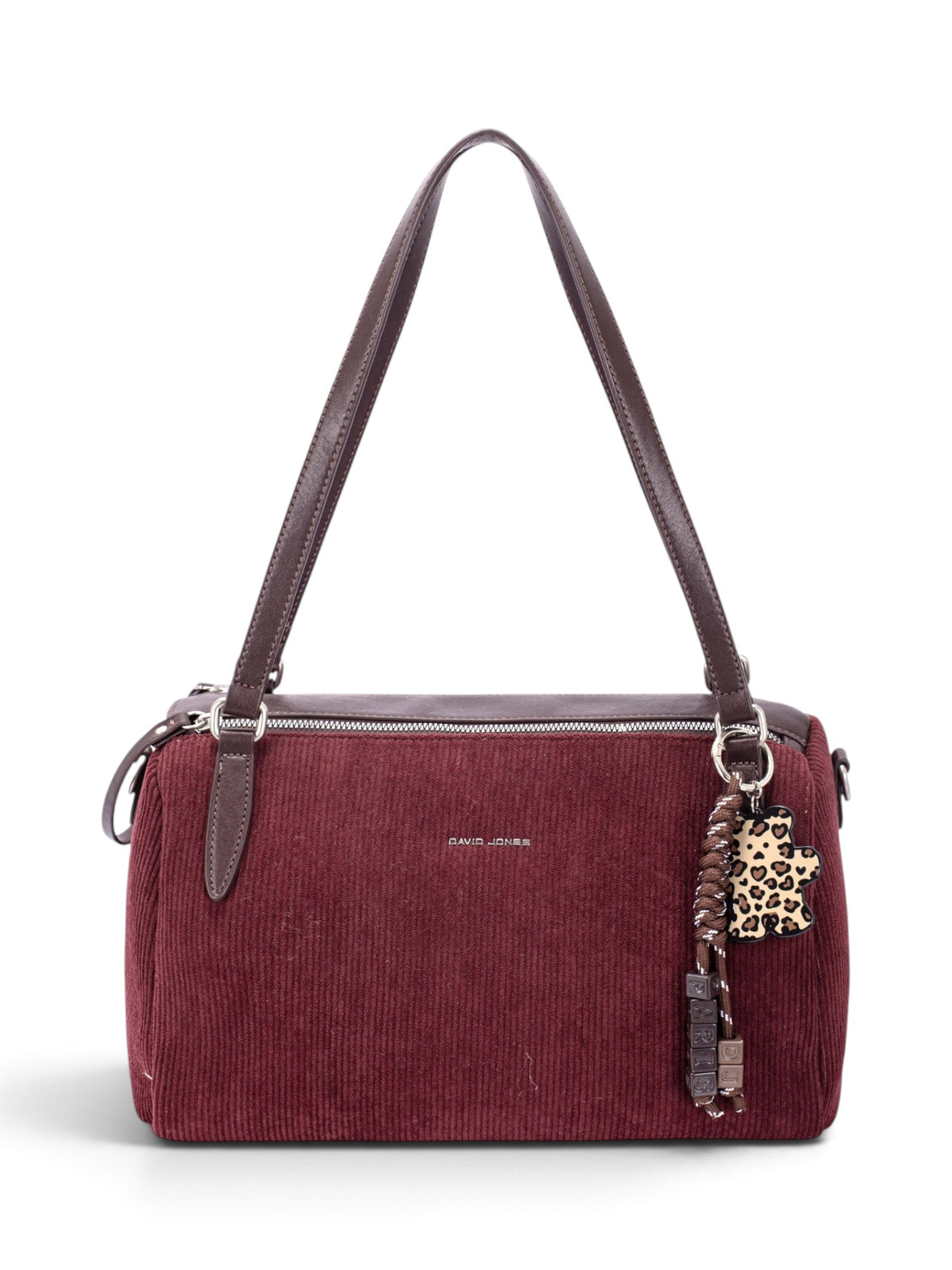 Sac une anse femme David Jones CM8687 bordeaux – vue 2