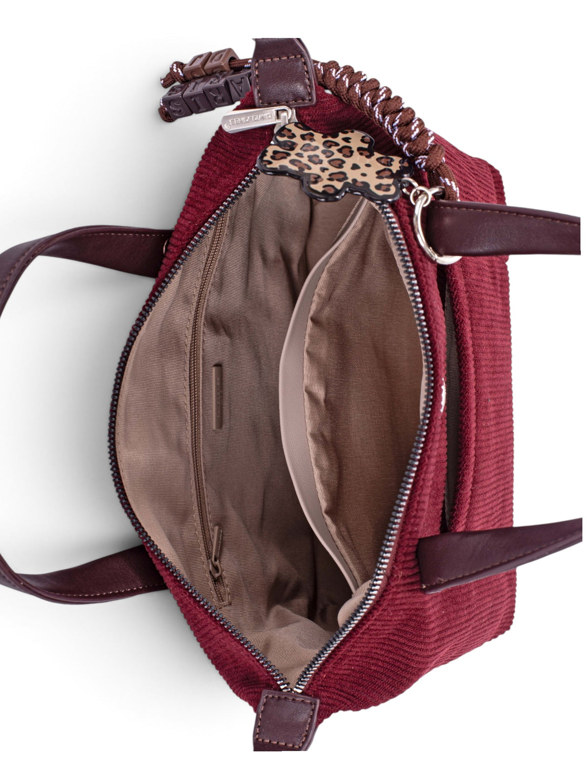 Sac à main femme David Jones CM8688 bordeaux – vue 5