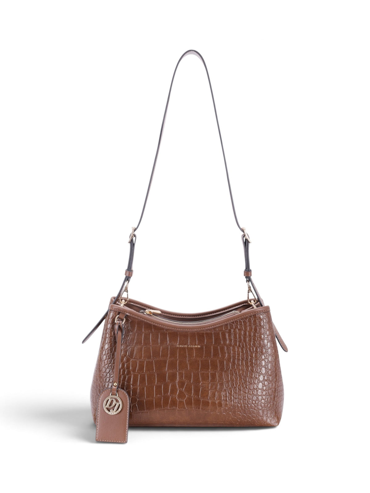 Sac bandoulière femme David Jones CM8707 rouge – vue 2