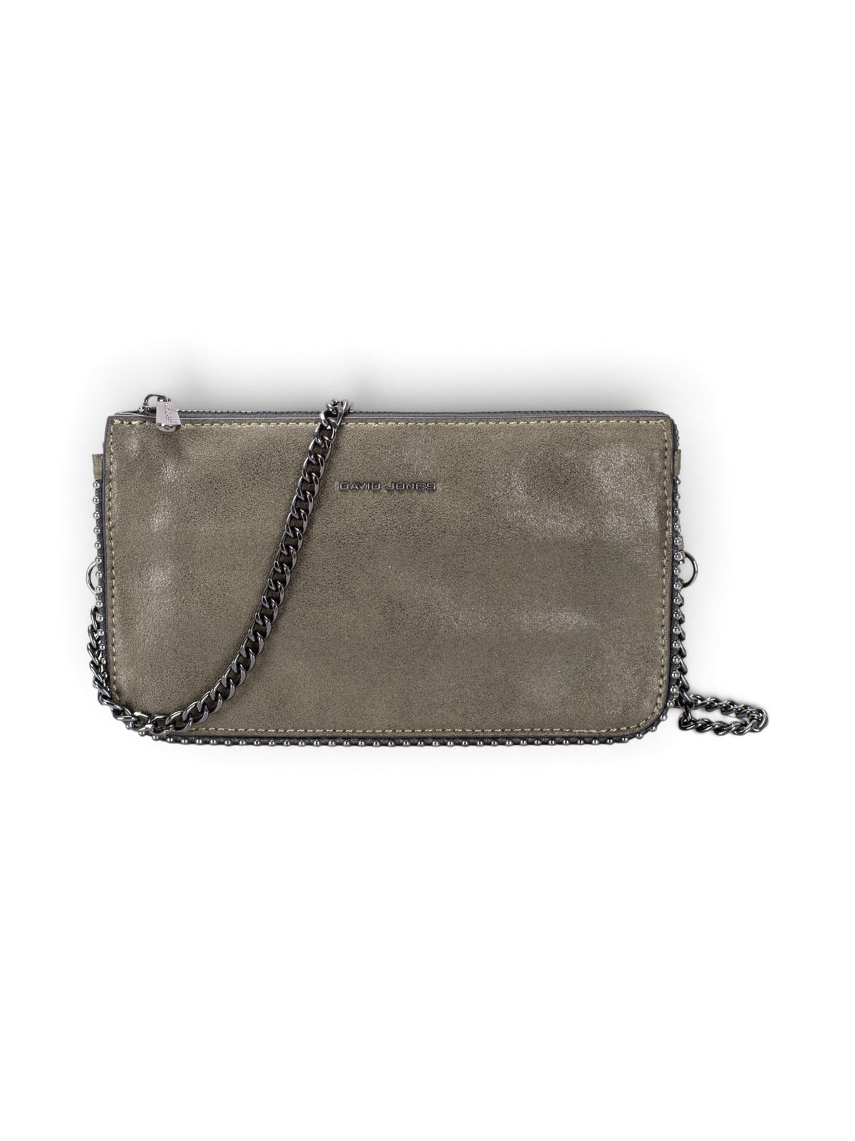 Sac bandoulière femme David Jones CM8212-1 gris – vue 2