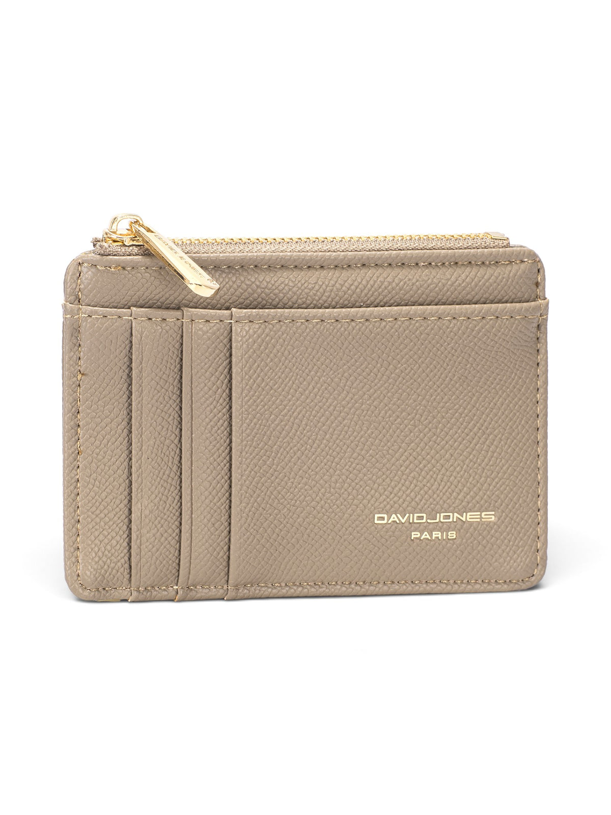 Portefeuille David Jones DJ0090-3 taupe – vue 1