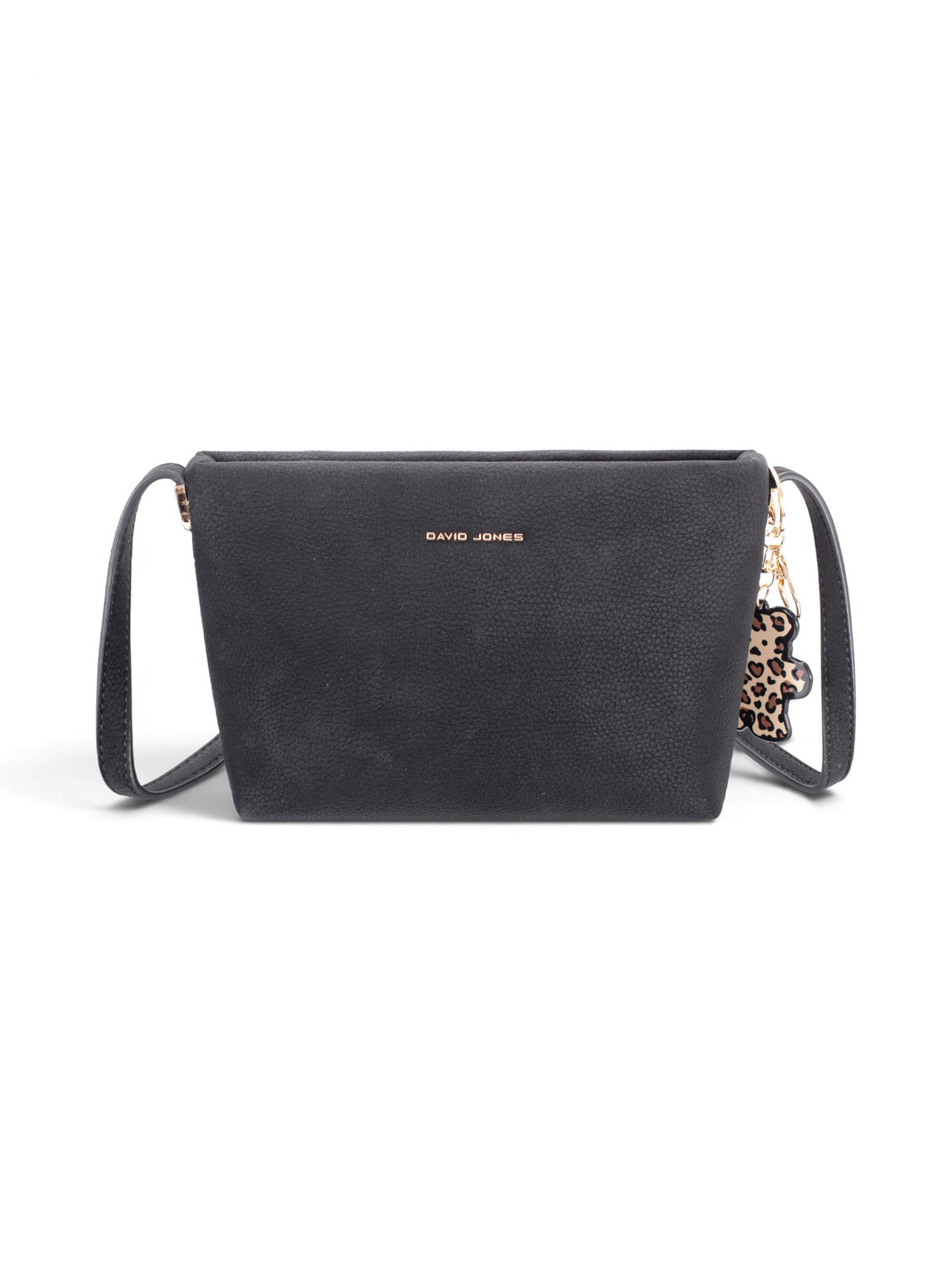 Sac bandoulière femme David Jones CM8445-1 noir – vue 1