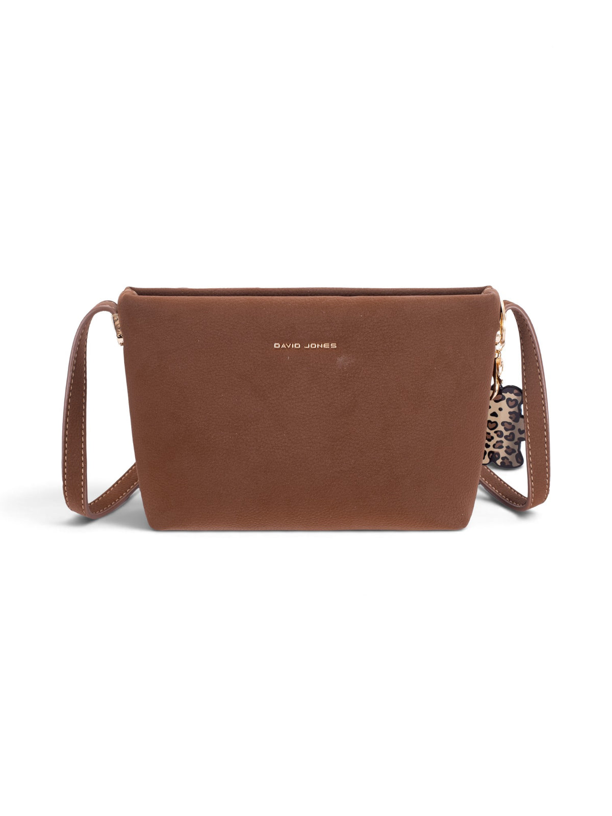 Sac bandoulière femme David Jones CM8445-1 rouge – vue 1