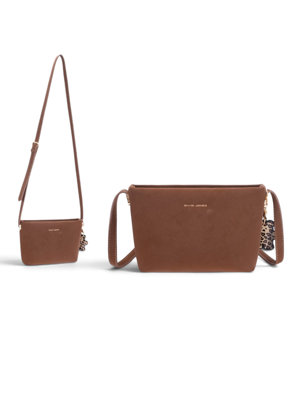 Sac bandoulière femme David Jones CM8445-1 rouge – vue 2