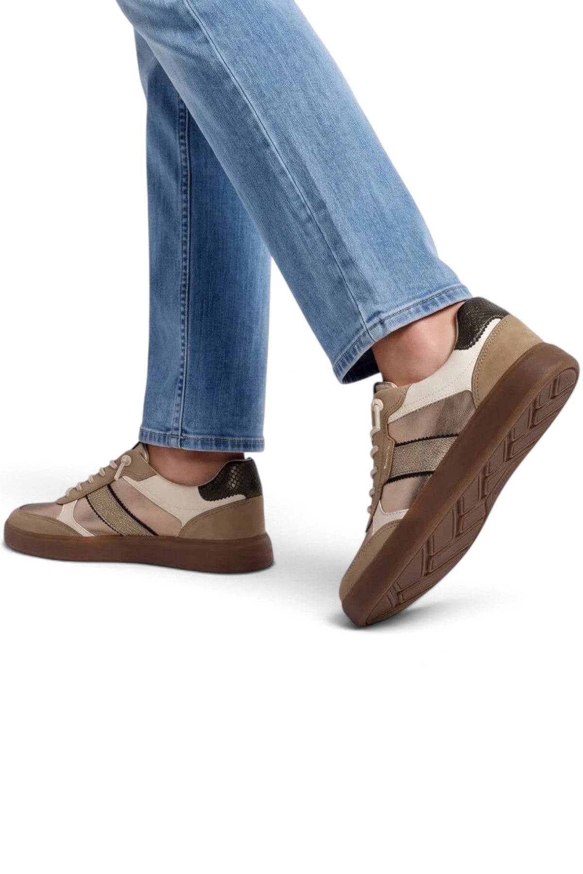 Baskets femme Tamaris 1-23747-47-990 or – vue 1