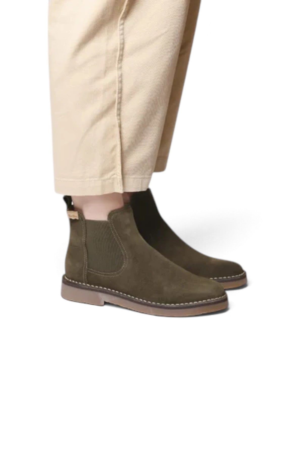 Boots Chelsea femme Toni Pons Isa-Sy kaki – vue 1